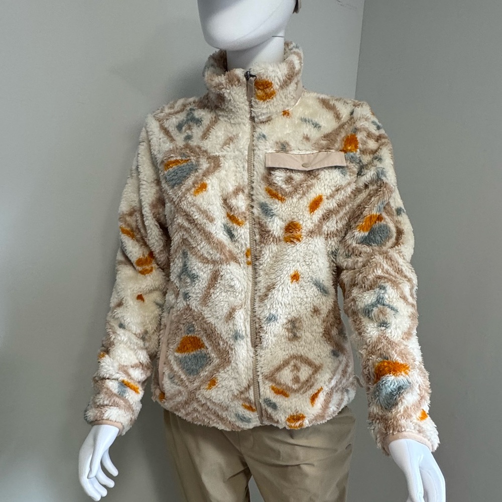 Gerry Weber Cream and Orange Teddy Jacket